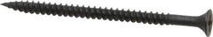Value Collection - #8, 2-1/2" OAL, Phillips Drive Bugle Head, Steel Drywall Screws - Black Phosphate Finish, Grade 2 - Benchmark Tooling