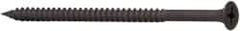 Value Collection - #10, 3-1/2" OAL, Phillips Drive Bugle Head, Steel Drywall Screws - Black Phosphate Finish, Grade 2 - Benchmark Tooling