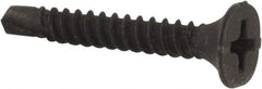 Value Collection - #6, 1" OAL, Phillips Drive Bugle Head, Steel Drywall Screws - Black Phosphate Finish, Grade 2 - Benchmark Tooling