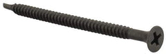 Value Collection - #8, 2-5/8" OAL, Phillips Drive Bugle Head, Steel Drywall Screws - Black Phosphate Finish, Grade 2 - Benchmark Tooling