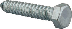 Value Collection - 3/4" Screw, 4" Length Under Head, Steel, Hex Head Lag Screw - Zinc Plated, Grade 2 - Benchmark Tooling