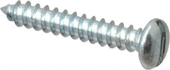 Value Collection - #2 Pan Head Slotted Sheet Metal Screw - Steel, 1/2" Length Under Head, Grade 2 - Benchmark Tooling