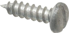 Value Collection - #6 Pan Head Slotted Sheet Metal Screw - Aluminum, 1/2" Length Under Head, ASME B18.6.4 - Benchmark Tooling