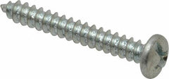 Value Collection - #6 Pan Head Slotted Phillips Sheet Metal Screw - Steel, 1" Length Under Head, Grade 2 - Benchmark Tooling