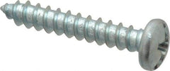 Value Collection - #8 Pan Head Slotted Phillips Sheet Metal Screw - Steel, 1" Length Under Head, Grade 2 - Benchmark Tooling
