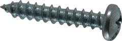 Value Collection - #12 Pan Head Slotted Phillips Sheet Metal Screw - Steel, 1-1/4" Length Under Head, Grade 2 - Benchmark Tooling