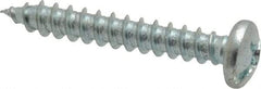 Value Collection - #12 Pan Head Slotted Phillips Sheet Metal Screw - Steel, 1-1/2" Length Under Head, Grade 2 - Benchmark Tooling