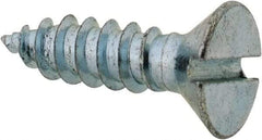 Value Collection - #8 Flat Head Slotted Sheet Metal Screw - Steel, 5/8" OAL, Grade 2 - Benchmark Tooling