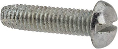 Value Collection - #10-32 UNF Thread, 3/4" Length Under Head, #2 Slotted/Phillips Drive Steel Thread Cutting Screw - Round Head, Grade 1016-1024, Point Type F, Zinc-Plated Finish - Benchmark Tooling