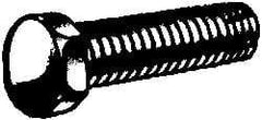 Value Collection - #6-32 UNC Thread, 1/2" Length Under Head, Hex Drive Steel Thread Cutting Screw - Hex Head, Grade 2, Point Type F, Zinc-Plated Finish - Benchmark Tooling