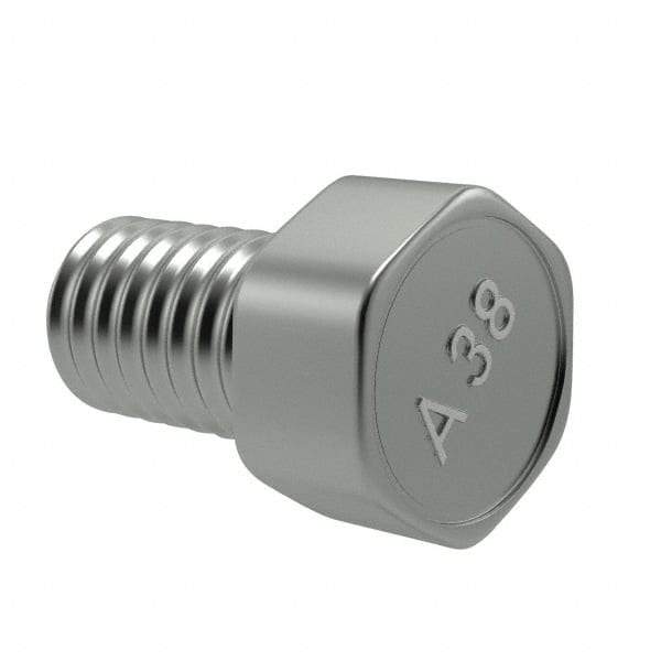 Value Collection - 1/4-20 UNC Thread, 1/2" Length Under Head, Hex Drive Steel Thread Cutting Screw - Hex Head, Grade 2, Point Type F, Zinc-Plated Finish - Benchmark Tooling