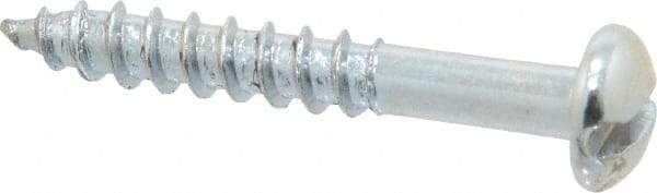 Value Collection - 5/16-18 UNC Thread, 3/4" Length Under Head, Hex Drive Steel Thread Cutting Screw - Hex Head, Grade 2, Point Type F, Zinc-Plated Finish - Benchmark Tooling