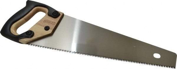 Stanley - 15" Blade Handsaw - Aluminum, ABS, TPR Handle - Benchmark Tooling