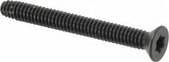 Value Collection - 2-1/4" OAL Flat Head T30 Torx Drive Flooring Screw - 1/4-20 UNC, Point Type F, Grade 2 Steel, Black Phosphate Finish - Benchmark Tooling