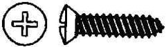 Value Collection - #8 Oval Head Phillips Sheet Metal Screw - Steel, 1-1/2" OAL, AISI 1016, ANSI/ASME B18.6.4, ASME B18.6.3 & SAE J933, Grade 1016-1024 - Benchmark Tooling
