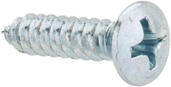 Value Collection - #8 Oval Head Phillips Sheet Metal Screw - Steel, 3/4" OAL, AISI 1016, ANSI/ASME B18.6.4, ASME B18.6.3 & SAE J933, Grade 1016-1024 - Benchmark Tooling