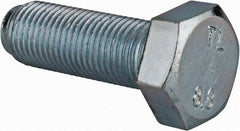 Value Collection - M12x1.25mm Metric Fine, 35mm Length Under Head Hex Head Cap Screw - Fully Threaded, Grade 8.8 Steel, Zinc-Plated Finish, 19mm Hex - Benchmark Tooling