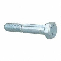 Value Collection - M12x1.25mm Metric Fine, 70mm Length Under Head Hex Head Cap Screw - Partially Threaded, Grade 8.8 Steel, Zinc-Plated Finish, 19mm Hex - Benchmark Tooling