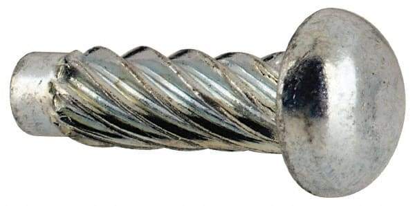 Value Collection - #7 Round Head Sheet Metal Screw - Steel, 1/2" Length Under Head, Grade 2 - Benchmark Tooling