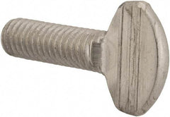 Value Collection - 5/16-18 Oval Shoulderless Grade 18-8 Stainless Steel Thumb Screw - 1" OAL, 0.78" Head Height - Benchmark Tooling