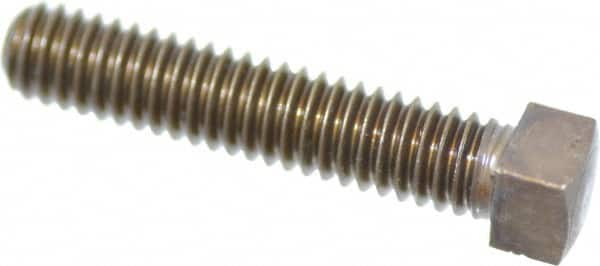 Value Collection - 5/16-18 UNC, 1-1/2" Length Under Head, Cup Point Set Screw - Grade 2 Steel - Benchmark Tooling