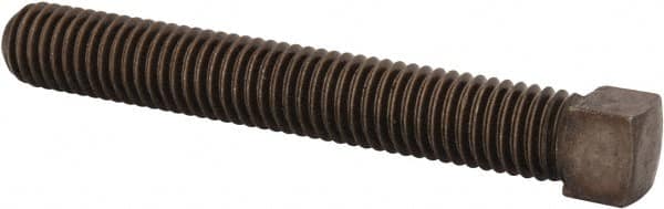 Value Collection - 1/2-13 UNC, 3-1/2" Length Under Head, Cup Point Set Screw - Grade 2 Steel - Benchmark Tooling