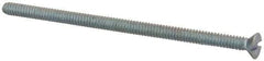 Value Collection - #6-32 UNC, 2-3/4" OAL Slotted Drive Machine Screw - Flat Head, Grade 2 Steel, Zinc-Plated Finish, Without Washer - Benchmark Tooling