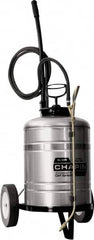 Chapin - 6 Gal Cart Sprayer - Stainless Steel Tank, Industrial Cart Sprayer - Benchmark Tooling