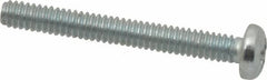 Value Collection - #2-56 UNC, 3/4" Length Under Head Phillips Drive Machine Screw - Pan Head, Grade J82 Steel, Zinc-Plated Finish, Without Washer - Benchmark Tooling