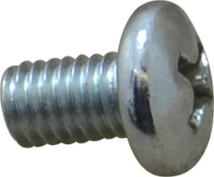 Value Collection - #10-32 UNF, 5/16" Length Under Head Phillips Drive Machine Screw - Pan Head, Grade 2 Steel, Zinc-Plated Finish, Without Washer - Benchmark Tooling