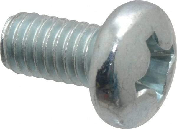 Value Collection - 5/16-18 UNC, 5/8" Length Under Head Phillips Drive Machine Screw - Pan Head, Grade 2 Steel, Zinc-Plated Finish, Without Washer - Benchmark Tooling