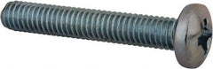 Value Collection - 5/16-18 UNC, 2" Length Under Head Phillips Drive Machine Screw - Pan Head, Grade 2 Steel, Zinc-Plated Finish, Without Washer - Benchmark Tooling