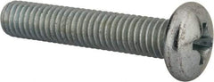 Value Collection - 3/8-16 UNC, 2" Length Under Head Phillips Drive Machine Screw - Pan Head, Grade 2 Steel, Zinc-Plated Finish, Without Washer - Benchmark Tooling