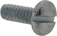 Value Collection - #4-40 UNC, 5/16" Length Under Head Slotted Drive Machine Screw - Binding Head, Grade J82 Steel, Zinc-Plated Finish, Without Washer - Benchmark Tooling