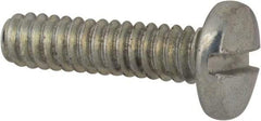 Value Collection - #4-40 UNC, 7/16" Length Under Head Slotted Drive Machine Screw - Binding Head, Grade J82 Steel, Zinc-Plated Finish, Without Washer - Benchmark Tooling