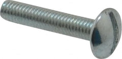 Value Collection - #10-32 UNF, 1" Length Under Head Slotted Drive Machine Screw - Truss Head, Grade 2 Steel, Zinc-Plated Finish, Without Washer - Benchmark Tooling
