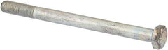 Made in USA - 5/16-24 UNF, 4" Length Under Head Hex Head Cap Screw - Partially Threaded, Grade 5 Steel, Zinc-Plated Finish, 7/16" Hex - Benchmark Tooling