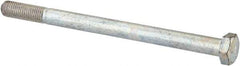 Made in USA - 5/16-24 UNF, 4-1/2" Length Under Head Hex Head Cap Screw - Partially Threaded, Grade 5 Steel, Zinc-Plated Finish, 7/16" Hex - Benchmark Tooling