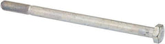 Made in USA - 5/16-24 UNF, 5" Length Under Head Hex Head Cap Screw - Partially Threaded, Grade 5 Steel, Zinc-Plated Finish, 7/16" Hex - Benchmark Tooling