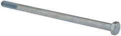 Made in USA - 5/16-24 UNF, 6" Length Under Head Hex Head Cap Screw - Partially Threaded, Grade 5 Steel, Zinc-Plated Finish, 7/16" Hex - Benchmark Tooling