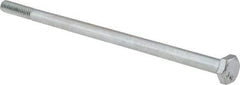 Value Collection - 1/4-20 UNC, 5-1/2" Length Under Head Hex Head Cap Screw - Partially Threaded, Grade 2 Steel, Zinc-Plated Finish, 7/16" Hex - Benchmark Tooling