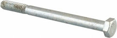 Value Collection - 5/16-18 UNC, 3-3/4" Length Under Head Hex Head Cap Screw - Partially Threaded, Grade 2 Steel, Zinc-Plated Finish, 1/2" Hex - Benchmark Tooling