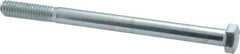 Value Collection - 3/8-16 UNC, 5" Length Under Head Hex Head Cap Screw - Partially Threaded, Grade 2 Steel, Zinc-Plated Finish, 9/16" Hex - Benchmark Tooling