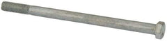 Value Collection - 3/8-16 UNC, 6" Length Under Head Hex Head Cap Screw - Partially Threaded, Grade 2 Steel, Zinc-Plated Finish, 9/16" Hex - Benchmark Tooling