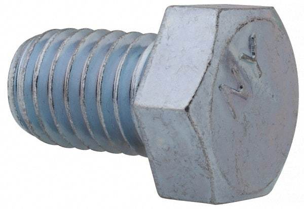 Value Collection - 1/2-13 UNC, 3/4" Length Under Head Hex Head Cap Screw - Fully Threaded, Grade 2 Steel, Zinc-Plated Finish, 3/4" Hex - Benchmark Tooling