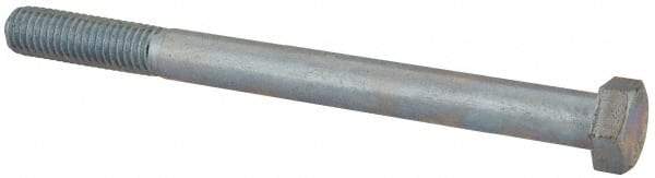 Value Collection - 1/2-13 UNC, 6" Length Under Head Hex Head Cap Screw - Partially Threaded, Grade 2 Steel, Zinc-Plated Finish, 3/4" Hex - Benchmark Tooling