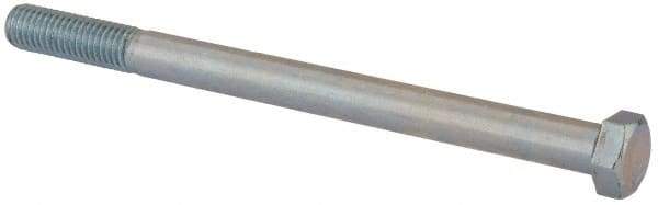 Value Collection - 1/2-13 UNC, 7" Length Under Head Hex Head Cap Screw - Partially Threaded, Grade 2 Steel, Zinc-Plated Finish, 3/4" Hex - Benchmark Tooling