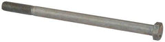 Value Collection - 1/2-13 UNC, 8" Length Under Head Hex Head Cap Screw - Partially Threaded, Grade 2 Steel, Zinc-Plated Finish, 3/4" Hex - Benchmark Tooling