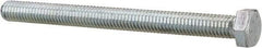 Value Collection - 3/8-16 UNC, 4-1/2" Length Under Head Hex Head Cap Screw - Fully Threaded, Grade 2 Steel, Zinc-Plated Finish, 9/16" Hex - Benchmark Tooling