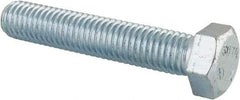 Value Collection - 1/2-13 UNC, 2-3/4" Length Under Head Hex Head Cap Screw - Fully Threaded, Grade 2 Steel, Zinc-Plated Finish, 3/4" Hex - Benchmark Tooling